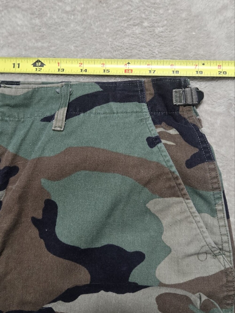 Military Issued Army Fatigue Camo Cargo Pants Mens Size Large *see pics* - Picture 7 of 7